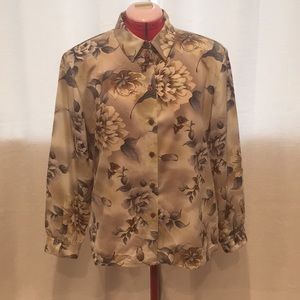 Studio Works 14 vintage flower top